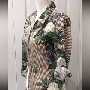 Women’s Cotton Zara floral Belted Dress